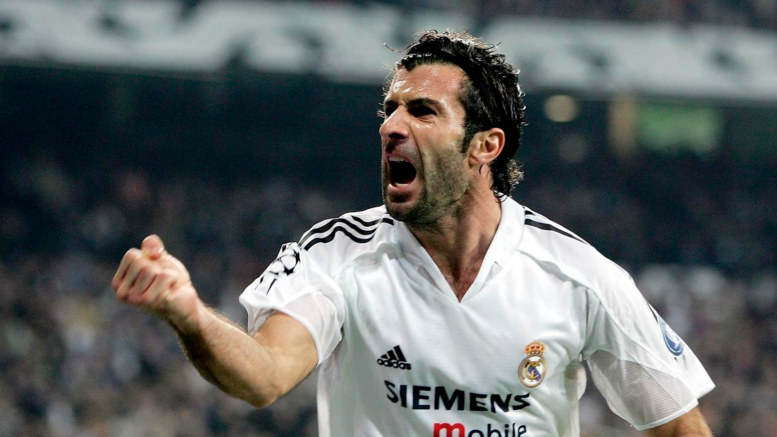 Luís Figo trocou o Barcelona pelo Real Madrid
