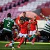 dérbi sporting benfica com bancadas vazias