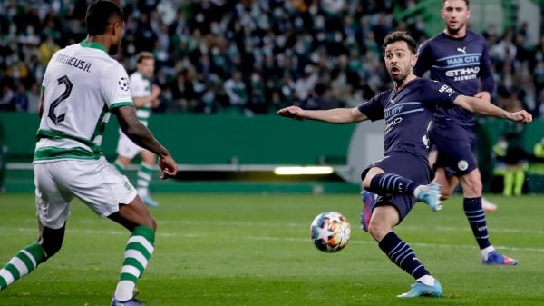 Bernardo Silva a jogar pelo Man City