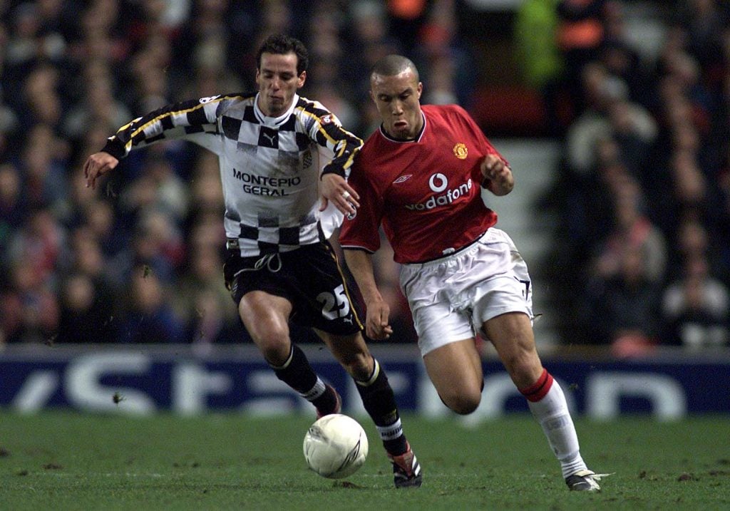Man United contra Boavista na Liga dos Campeões de 2001