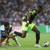 fatawo e marcano do sporting e porto numa disputa de bola na liga portugal bwin