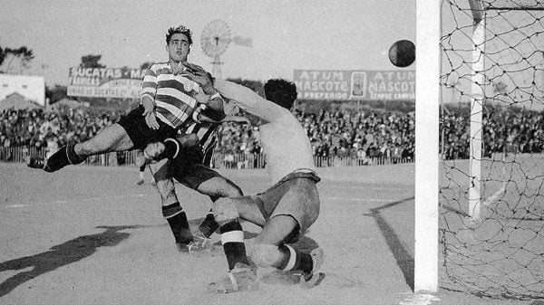 Fernando Peyroteo num jogo do Sporting Cp
