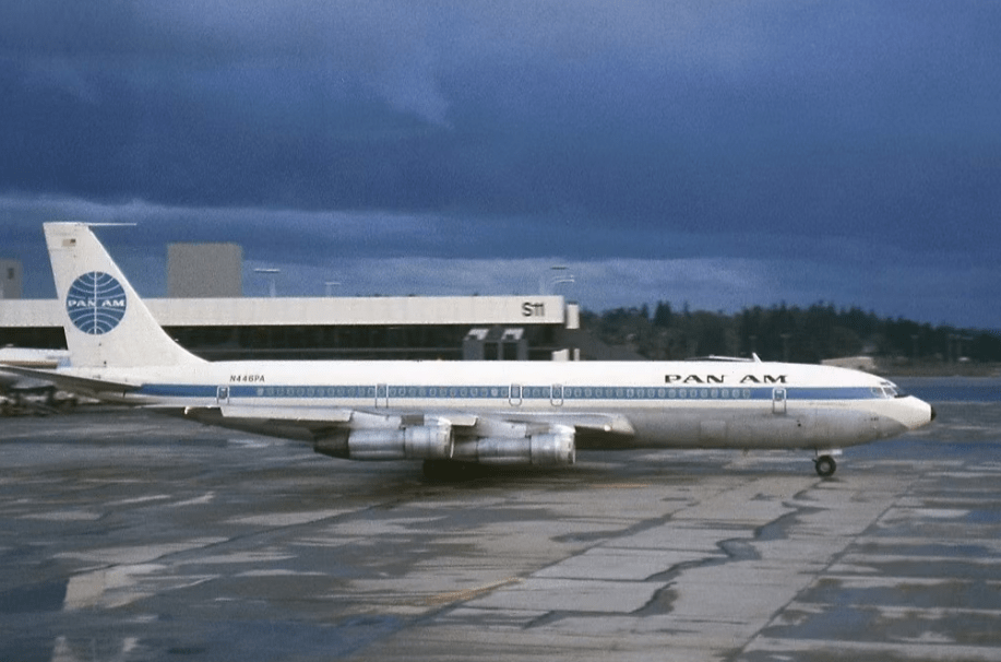 avião Pan Am envolvido num desastre aéreo em 1974