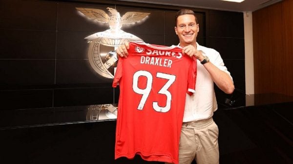 draxler com a camisola do benfica