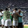 Sporting festeja golo na Liga dos Campeões
