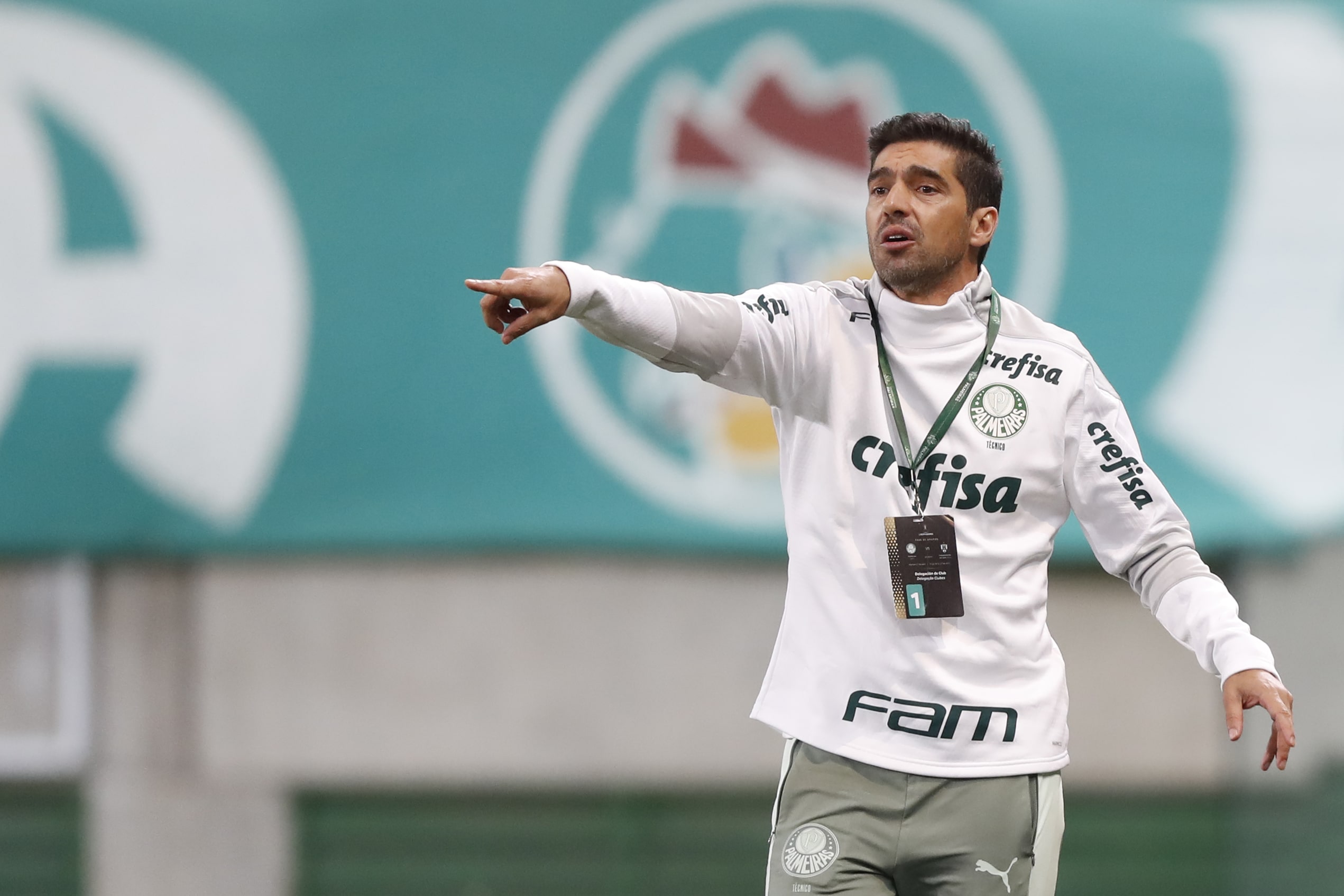 treinador Abel Ferreira na copa dos libertadores
