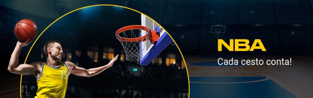 Banner de apostas na NBA da bwin