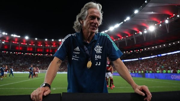 treinador Jorge Jesus na copa CONMEBOL