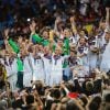 Alemanha a festejar vitória no Mundial de 2014 no Brasil