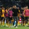 Equipa do Benfica após uma partida da Liga os campeões de 2022