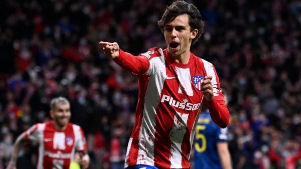 João Félix com a camisola do Atlético de Madrid, um dos jogadores portugueses mais caros da Liga dos campeões