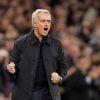 Treinador português José Mourinho celebrando