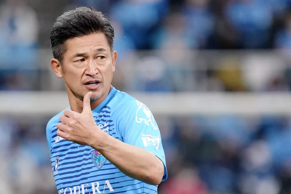 jogador mais velho do mundo Kazuyoshi Miura