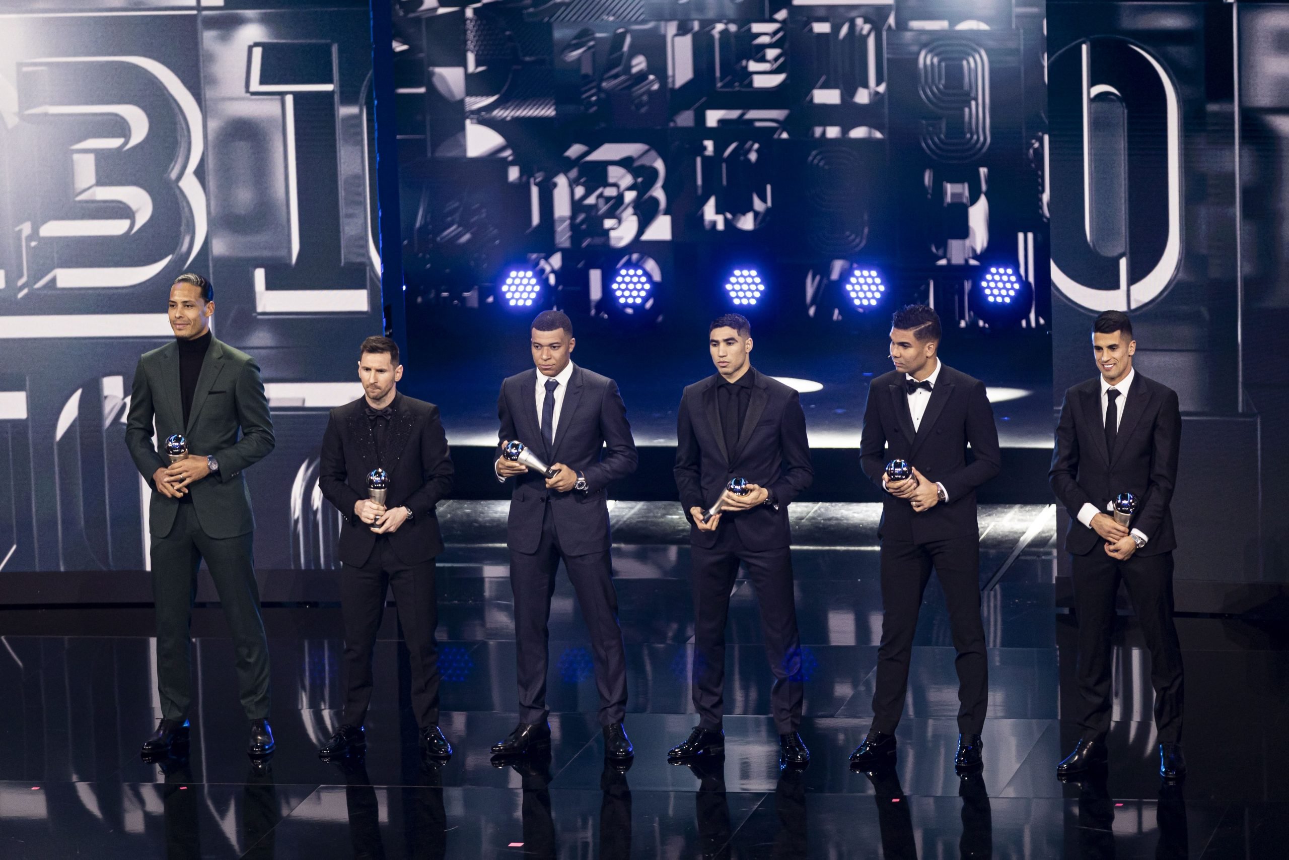 6 melhores jogadores de 2022 na entrega de prémios the best da FIFA