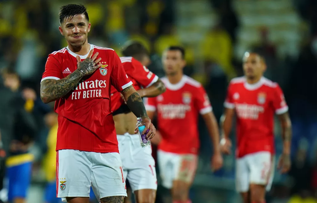 Jogador do Benfica Enzo Fernandez