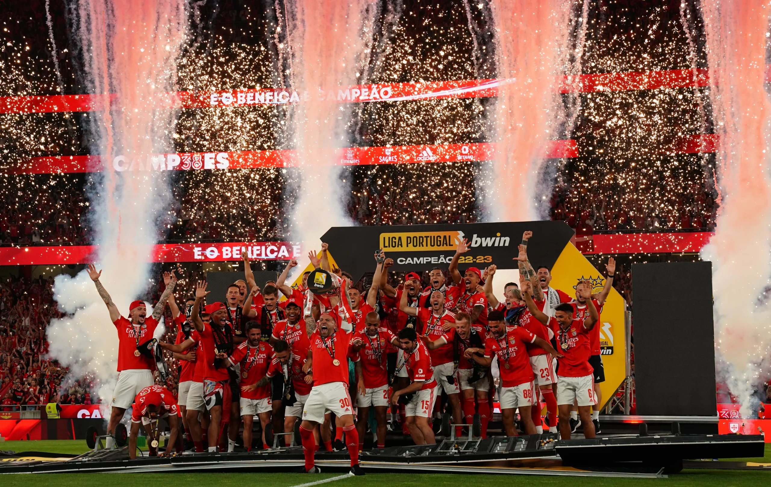 Benfica campeão Liga portuguesa 2022/23