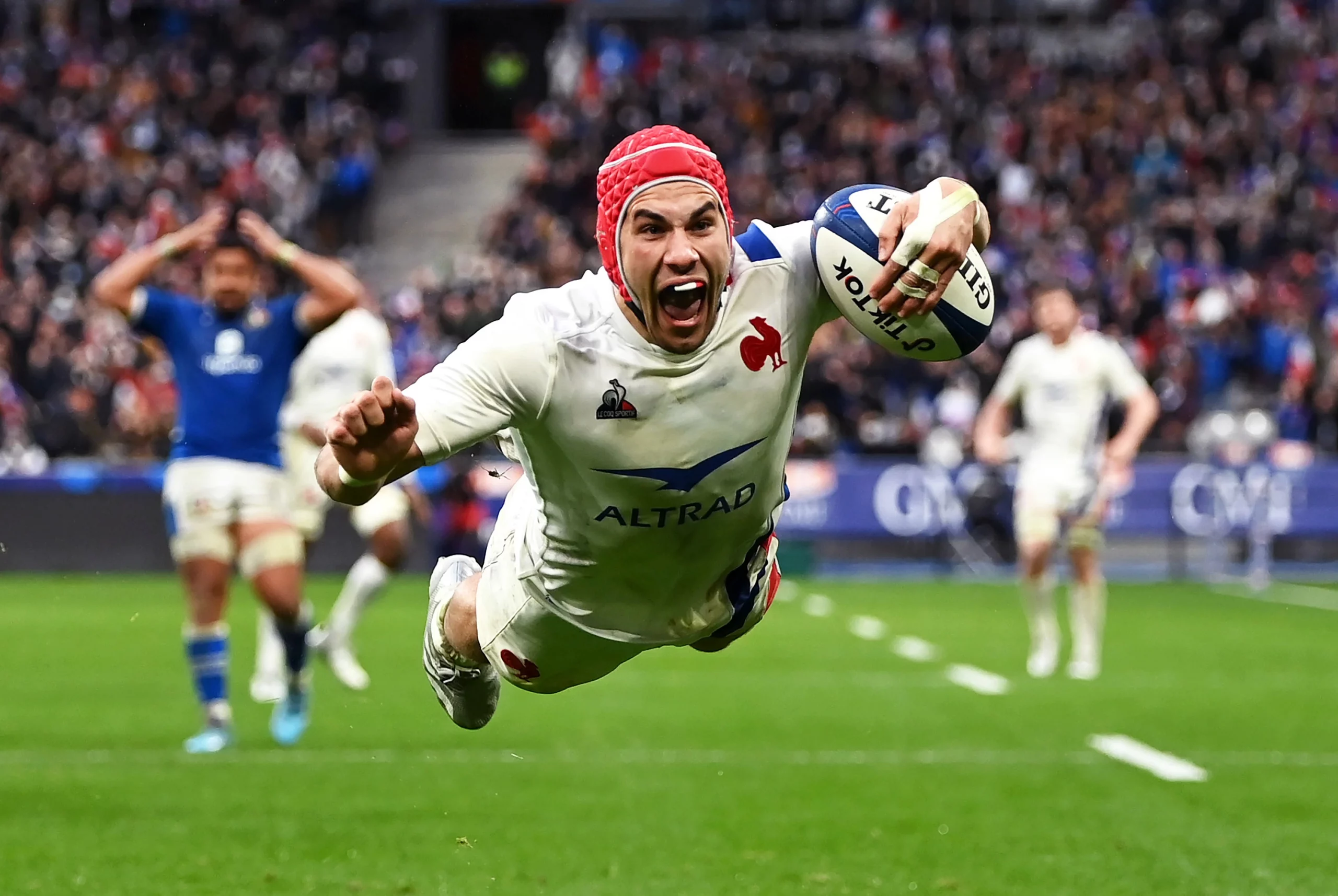 jogador de rugby na competição six nation
